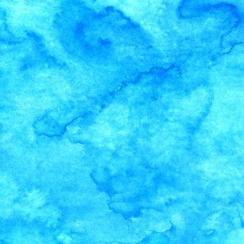Векторное изображение бирюзово-синие акварельные разводы на тему моря