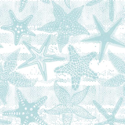 Векторное изображение морские звезды на акварельном мозаичном